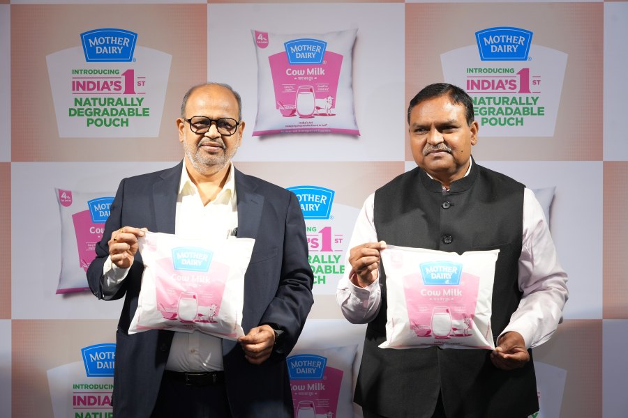 Mother Dairy Introduces Naturally Degradable Milk Pouch for Delhi-NCR Market